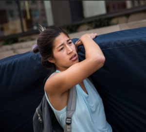 Emma Sulkowicz's "Mattress Performance (Carry That Weight)"